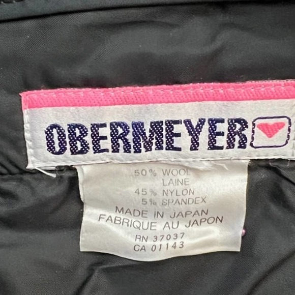 VINTAGE OBERMEYER PURPLE WOOL BLEND STIRRUP SKI PANTS WINTER PANTS SIZE SMALL - Picture 11 of 11